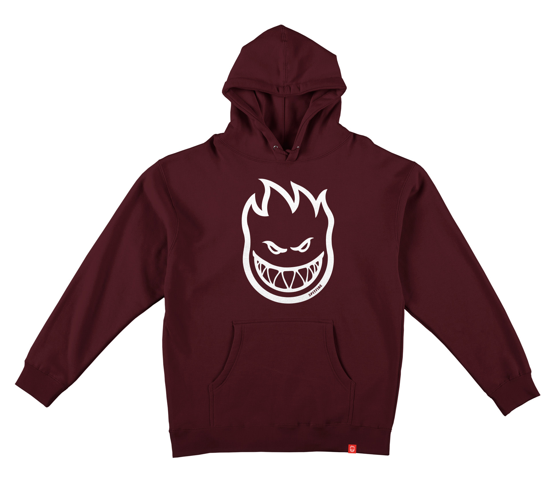 Spitfire Wheels Bighead Youth Hoodie Maroon/White