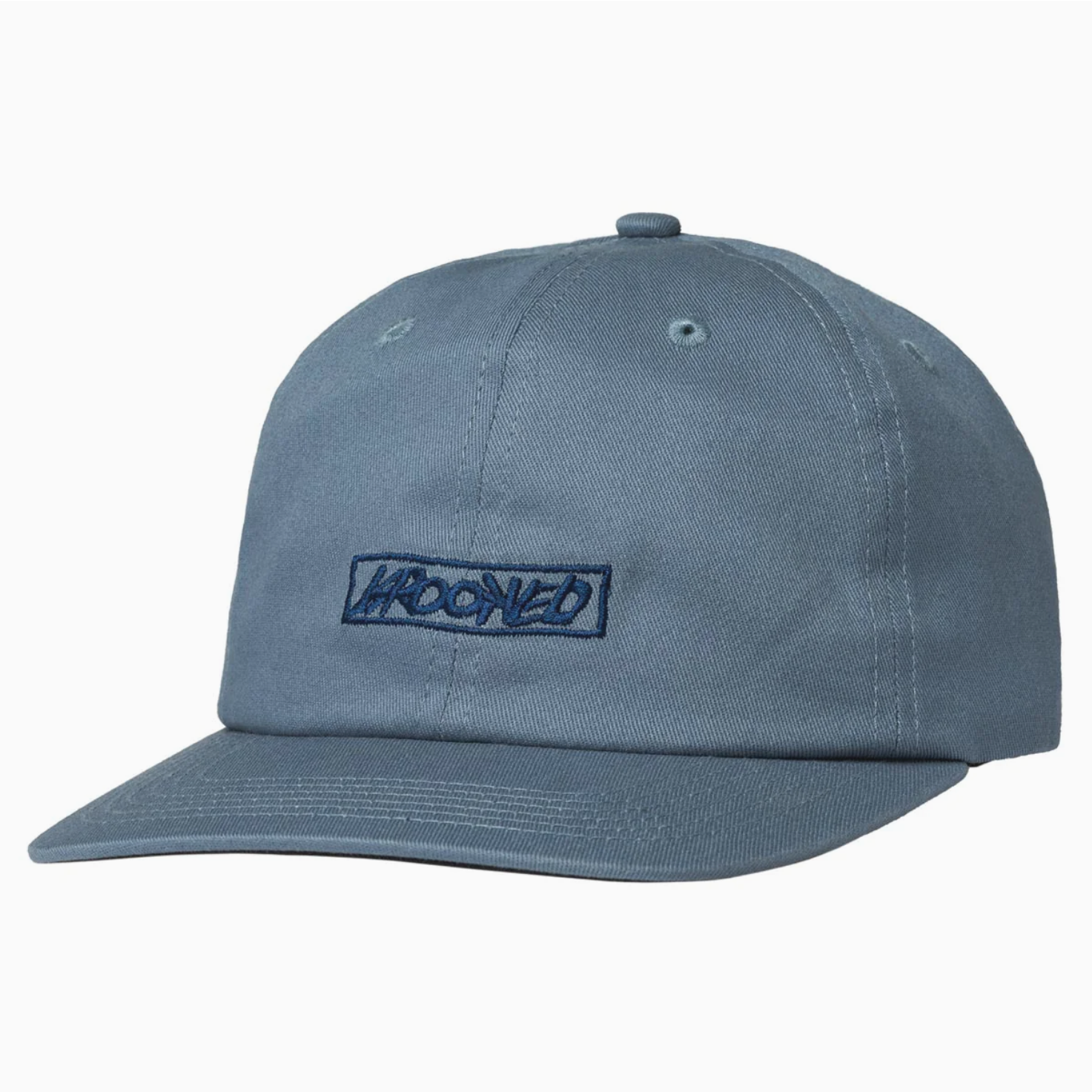 Krooked Moonsmile Script Strapback Blue