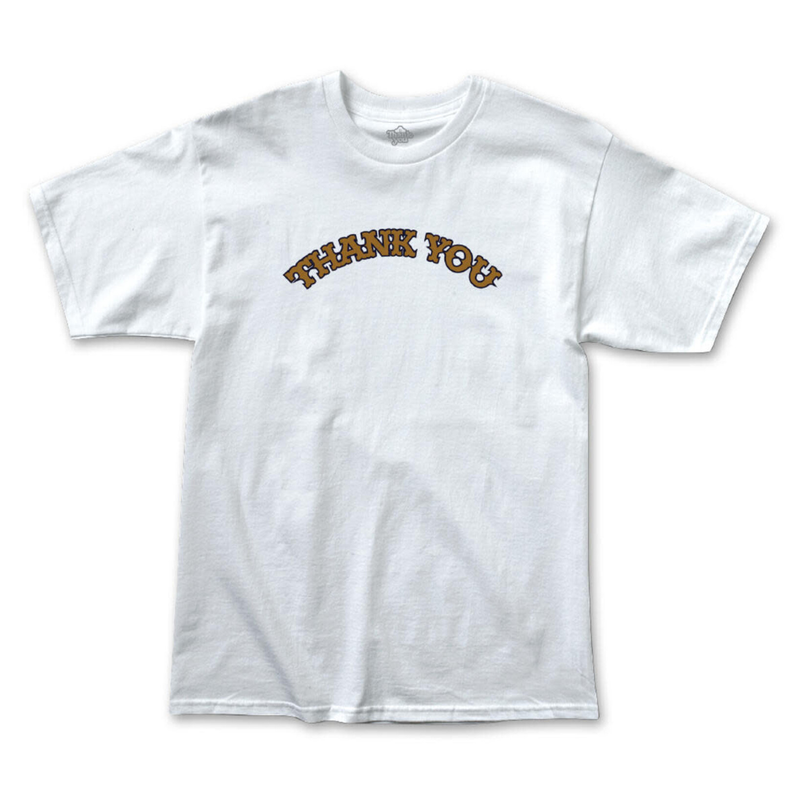 Thank You Roll Up Tee White