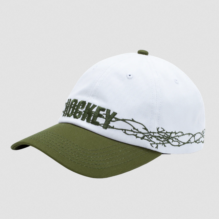 Hockey Thorn Hat White/Dark Green
