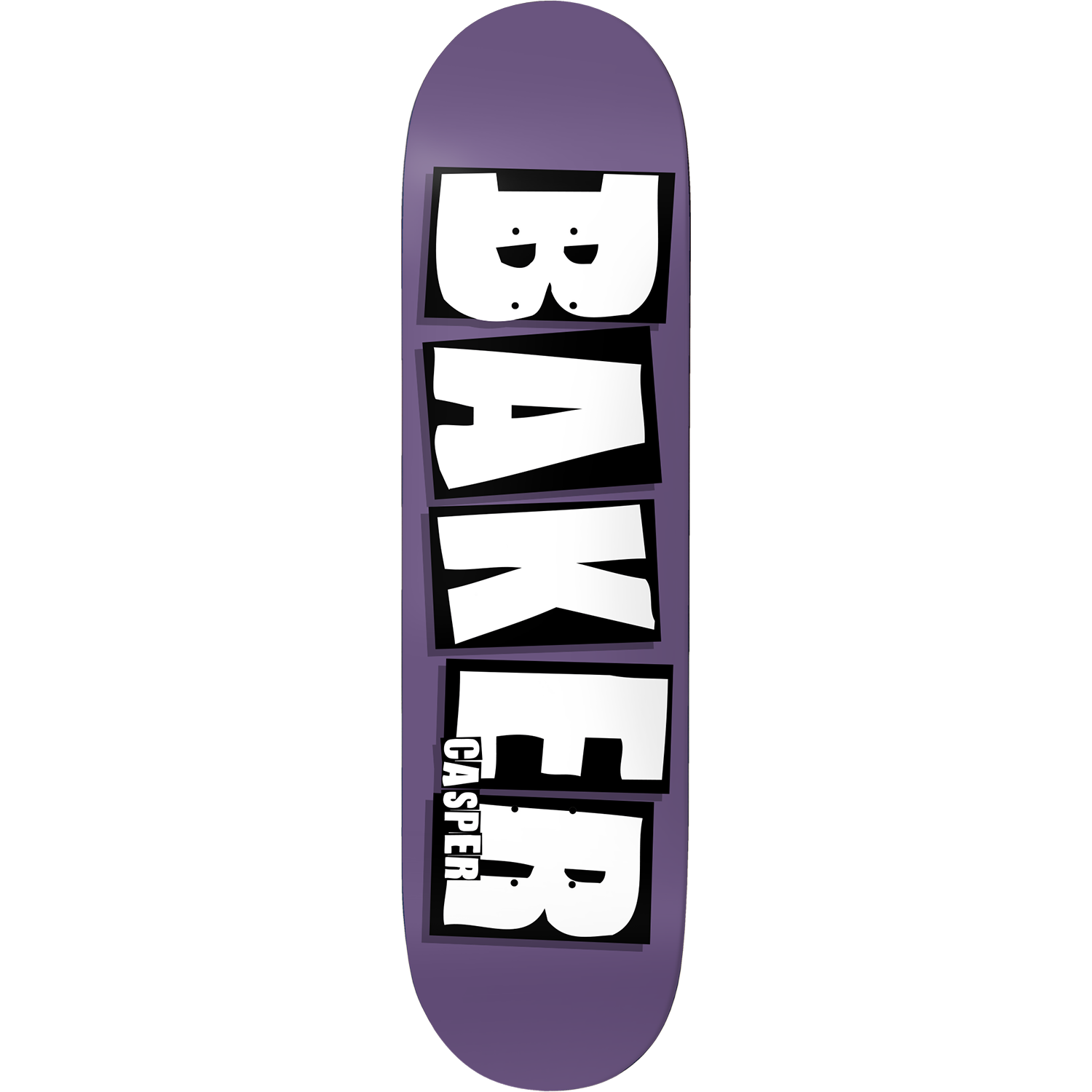 Baker Skateboards CB Brand Name Purple Dip 8.0"