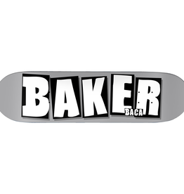Baker Skateboards SB Brand Name Grey Dip 8.5"