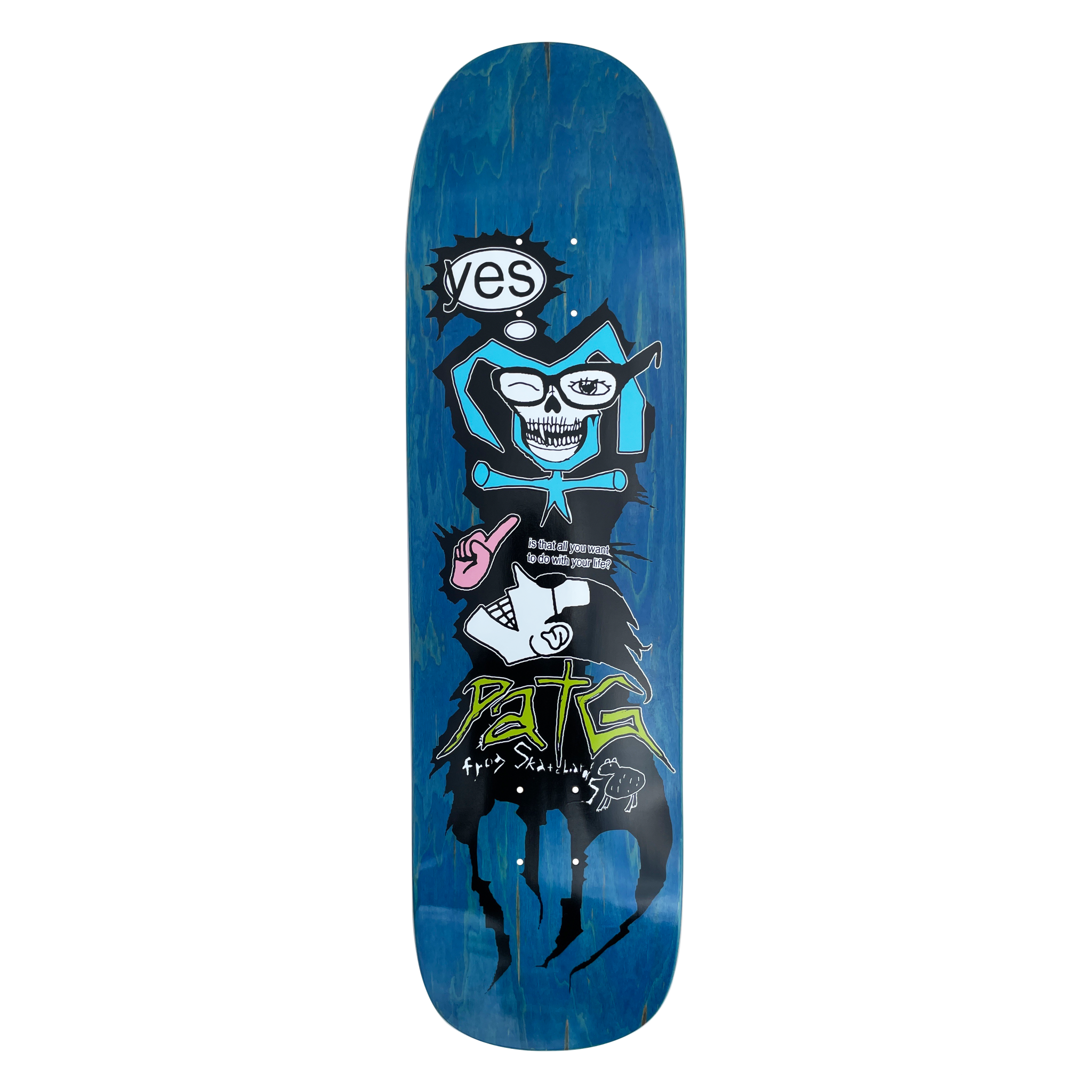 Frog Skateboards Disobediant Child PatG Shape 8.55"