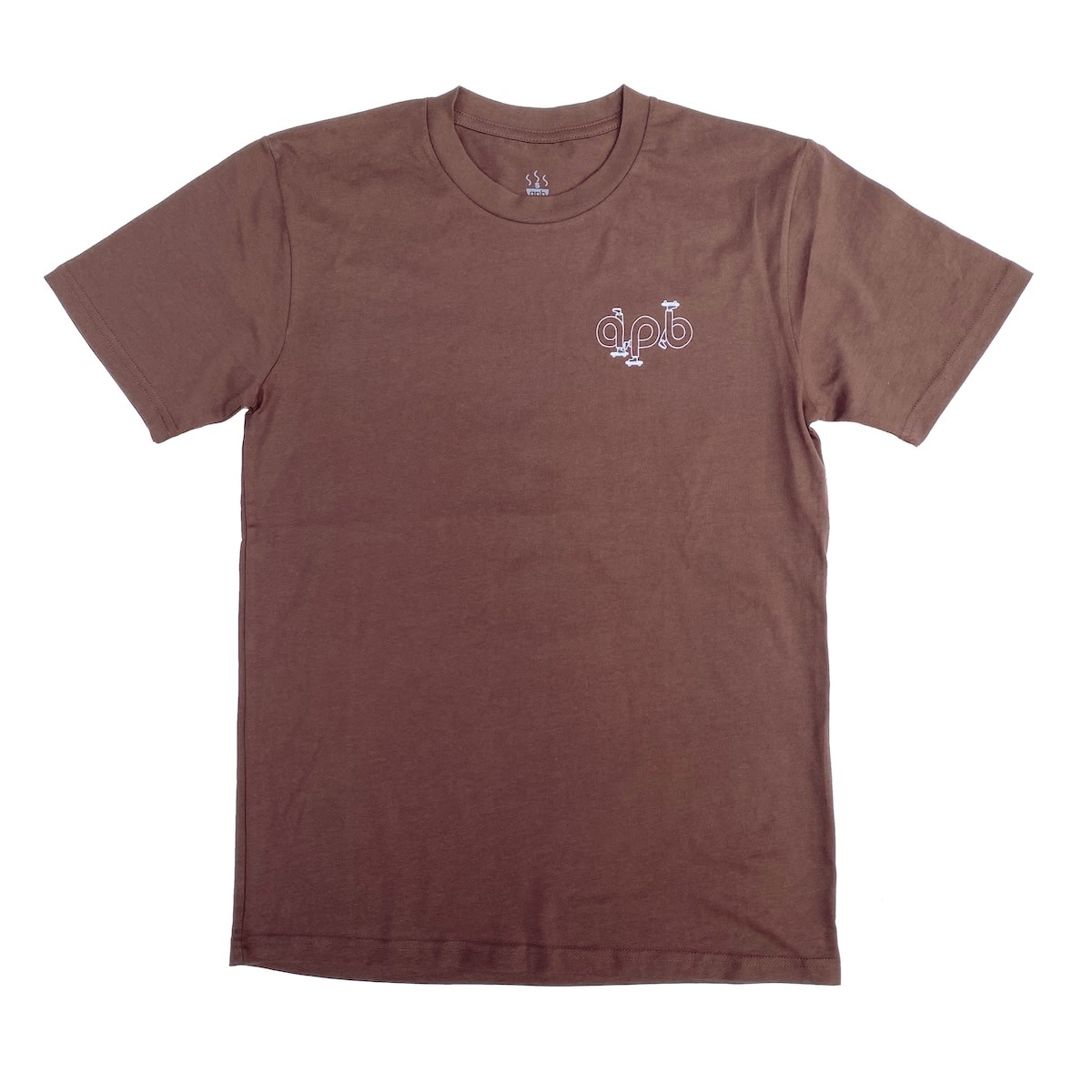 APB Skateshop APB Buckaloose Tee Chestnut/White