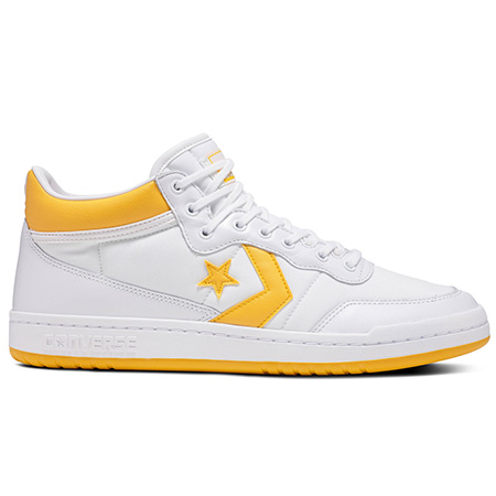 Converse USA Inc. Fastbreak Pro Mid White/Light Yellow