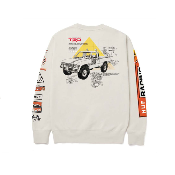 HUF HUF x TRD Concept Crewneck White