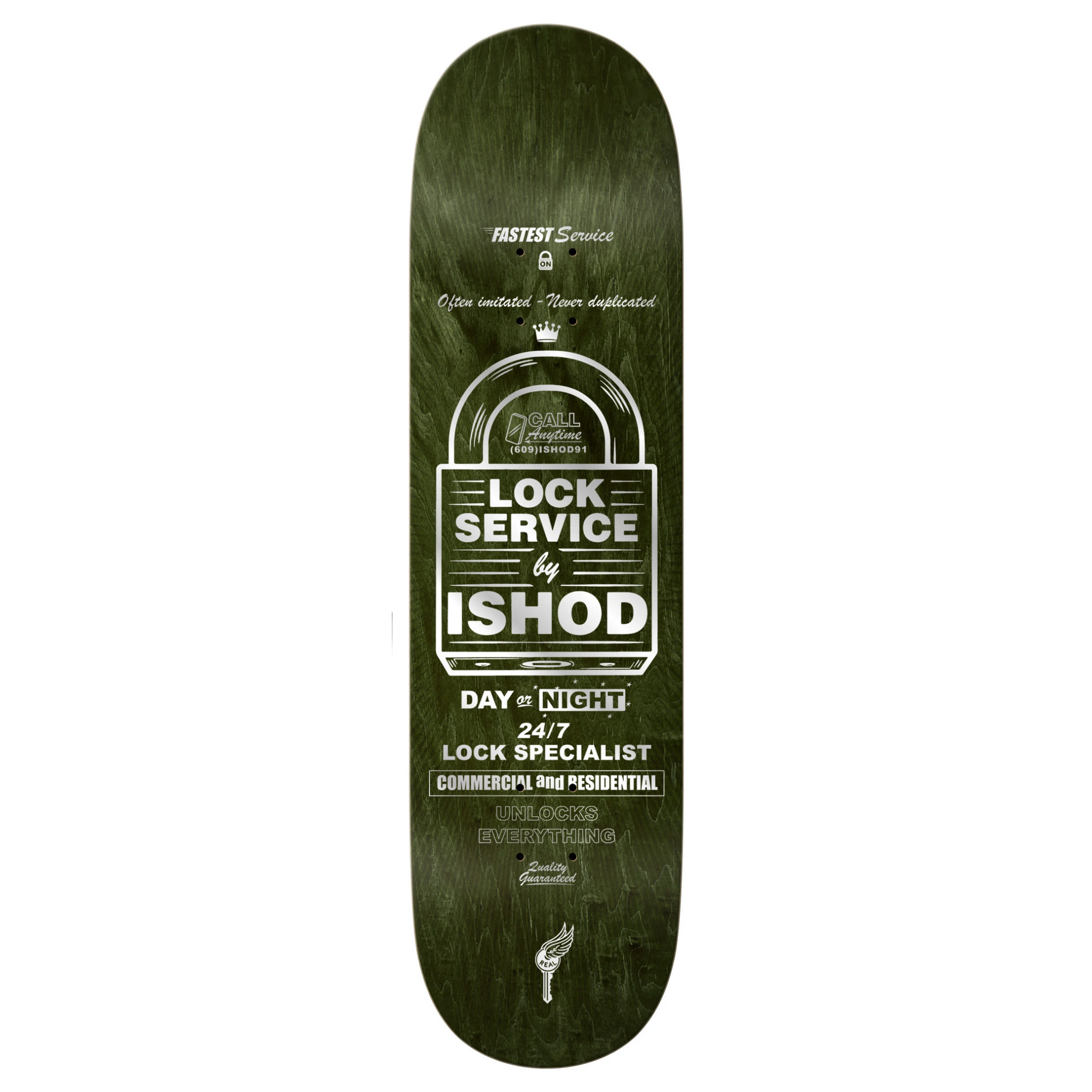 Real Skateboards Ishod On Lock 8.38