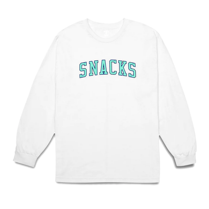Quartersnacks Snack Varsity L/S White