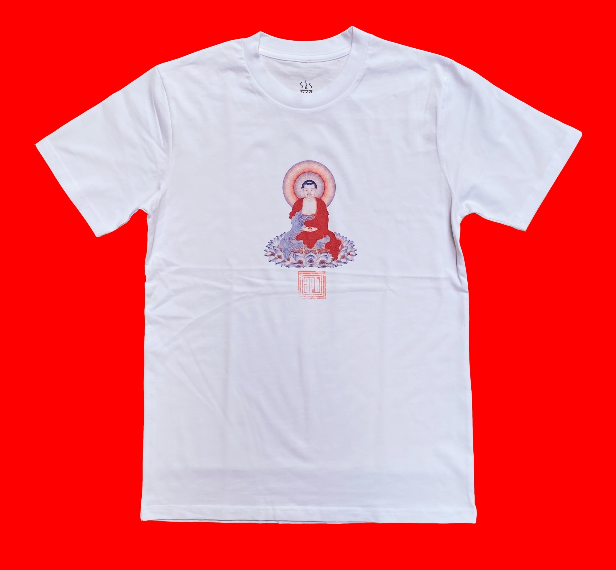 APB Skateshop APB Buddha Bless Tee White