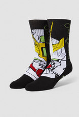 HUF Gundam Wing Crew Sock Black