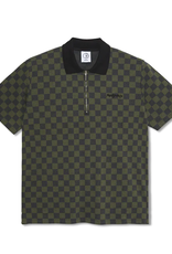 Polar Skate Co. Jacqeus Checkered Polo Shirt Black/Green