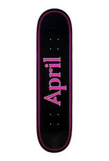April Skateboards OG Logo Black/Pink Helix 8.0