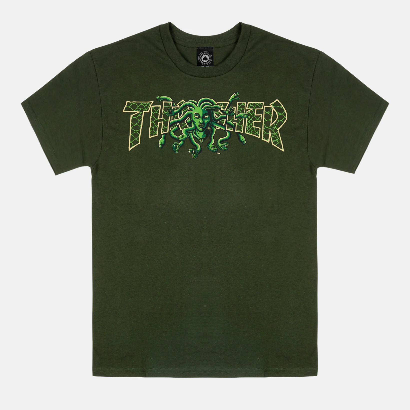 Thrasher Mag. Medusa Forest Green