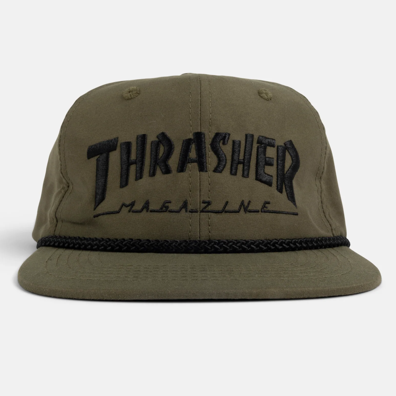 Thrasher Mag. Rope Snapback Olive/Black