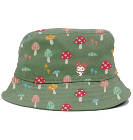 Girl Shroom Fishing Reversible Bucket Hat Khaki/Green