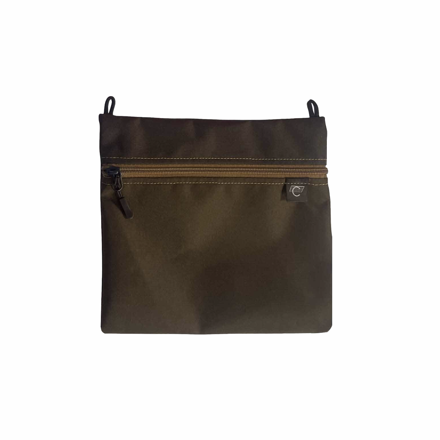 Coma Brand Coma Kit Bag Brown/Tan Zip Nylon