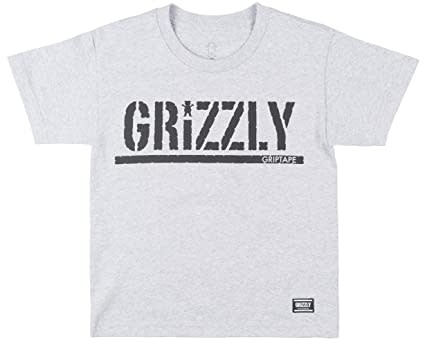 Grizzly Griptape Stamp Youth Heather Tee