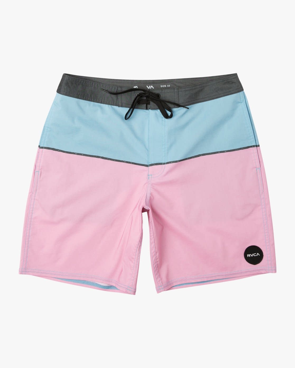 RVCA Spits Trunk Acid Pink