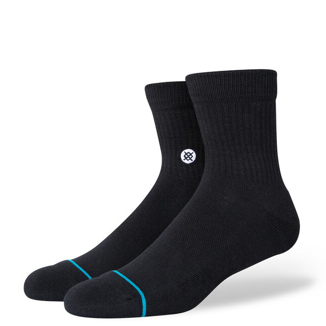 Stance Socks Icon Quarter Black L