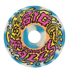 Slimeballs Big Balls Blue/White Swirl 65mm 97a