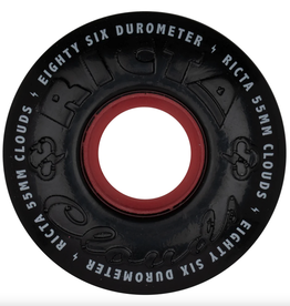 Ricta Ricta Clouds Black/Red 55mm 86a