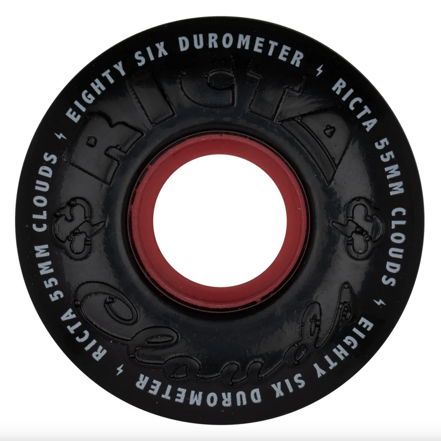 Ricta Ricta Clouds Black/Red 55mm 86a