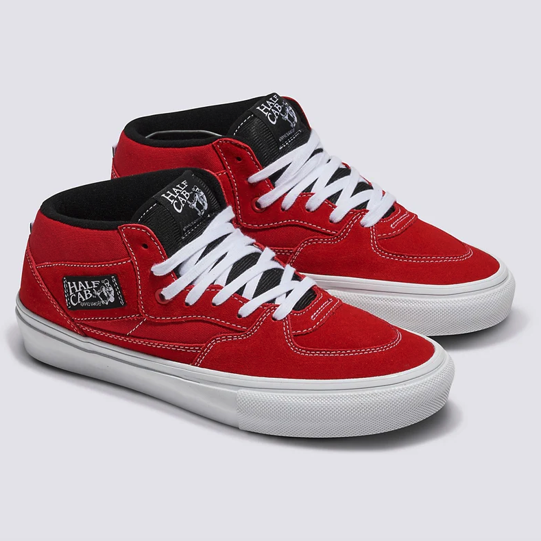 Vans Shoes Skate Half Cab Red/White