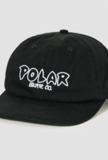 Polar Skate Co. Michael Cap Outline Logo Black