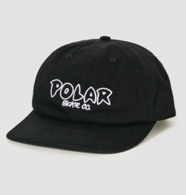 Polar Skate Co. Michael Cap Outline Logo Black