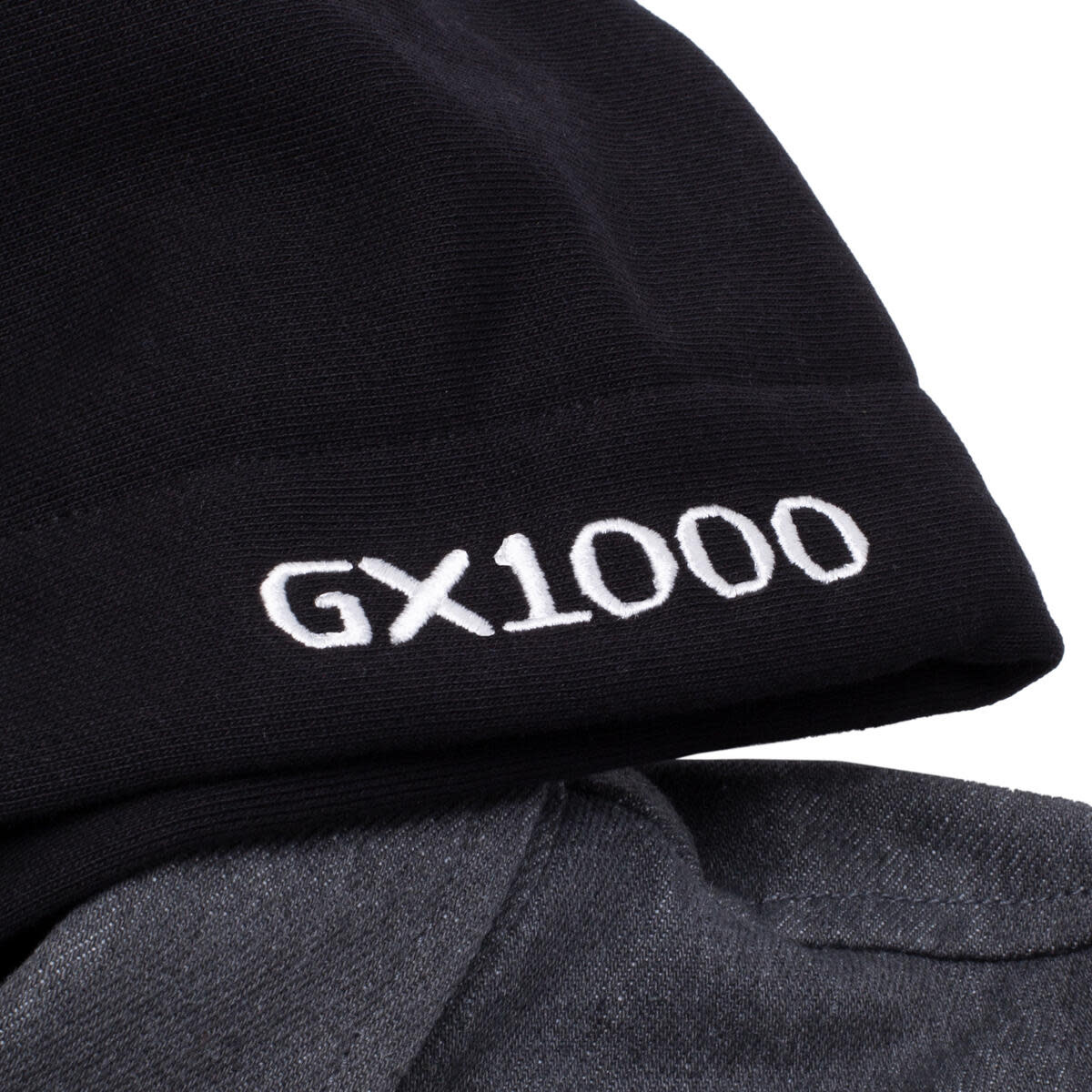 GX1000 Denim Hooded Jacket Black Washed