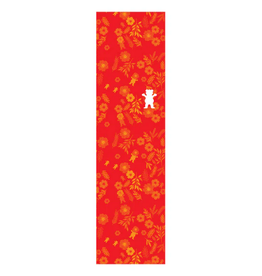 Grizzly Griptape Smell The Flowers Griptape Red