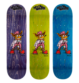 Welcome Skateboards Crash on Island Various Stains 8.38"