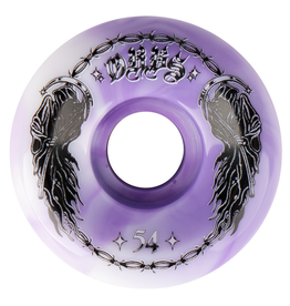 Welcome Skateboards Orbs Specters Purple/White 54mm