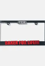 Baker Skateboards Baker For Life License Plate