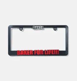 Baker Skateboards Baker For Life License Plate