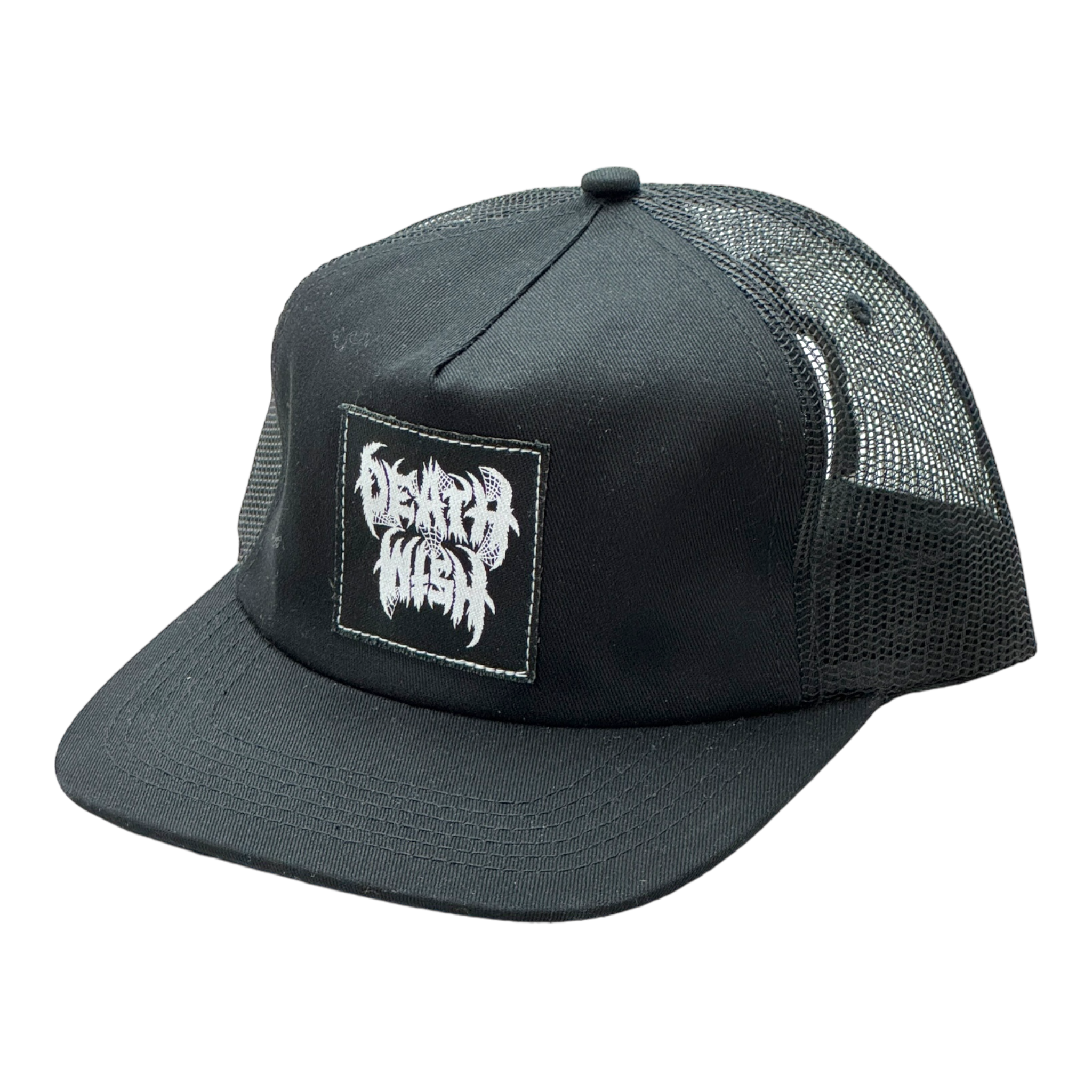Deathwish Skateboards Nightrider Trucker Hat Black