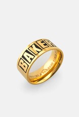 Baker Skateboards Brand Logo Gold Ring