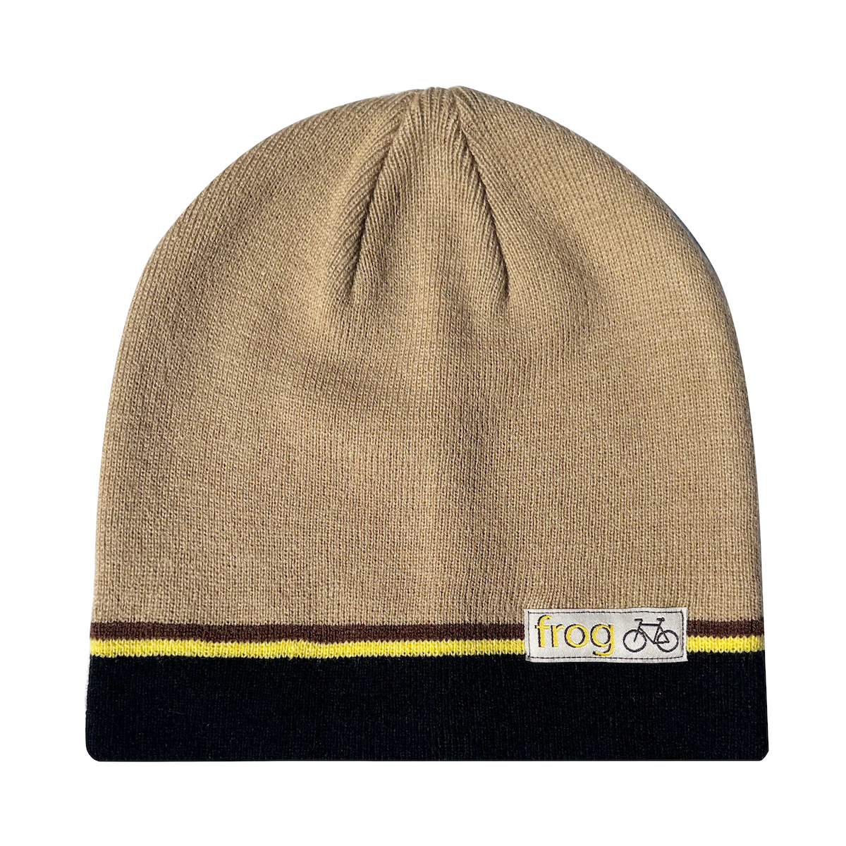 Frog Skateboards Bicycle Beanie Beige