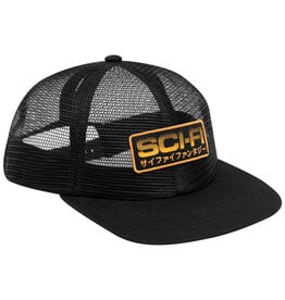 Sci-Fi Fantasy Mesh Hat Black