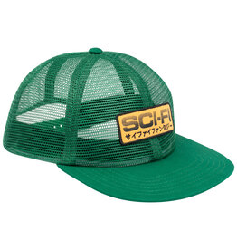 Sci-Fi Fantasy Mesh Hat Green