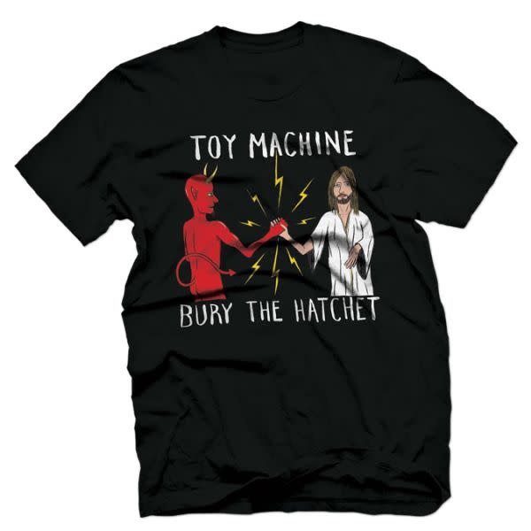 Toy Machine Bury The Hatchet Tee Black