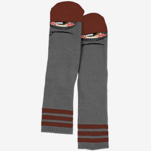 Toy Machine Stoner Sect Sock Charcoal