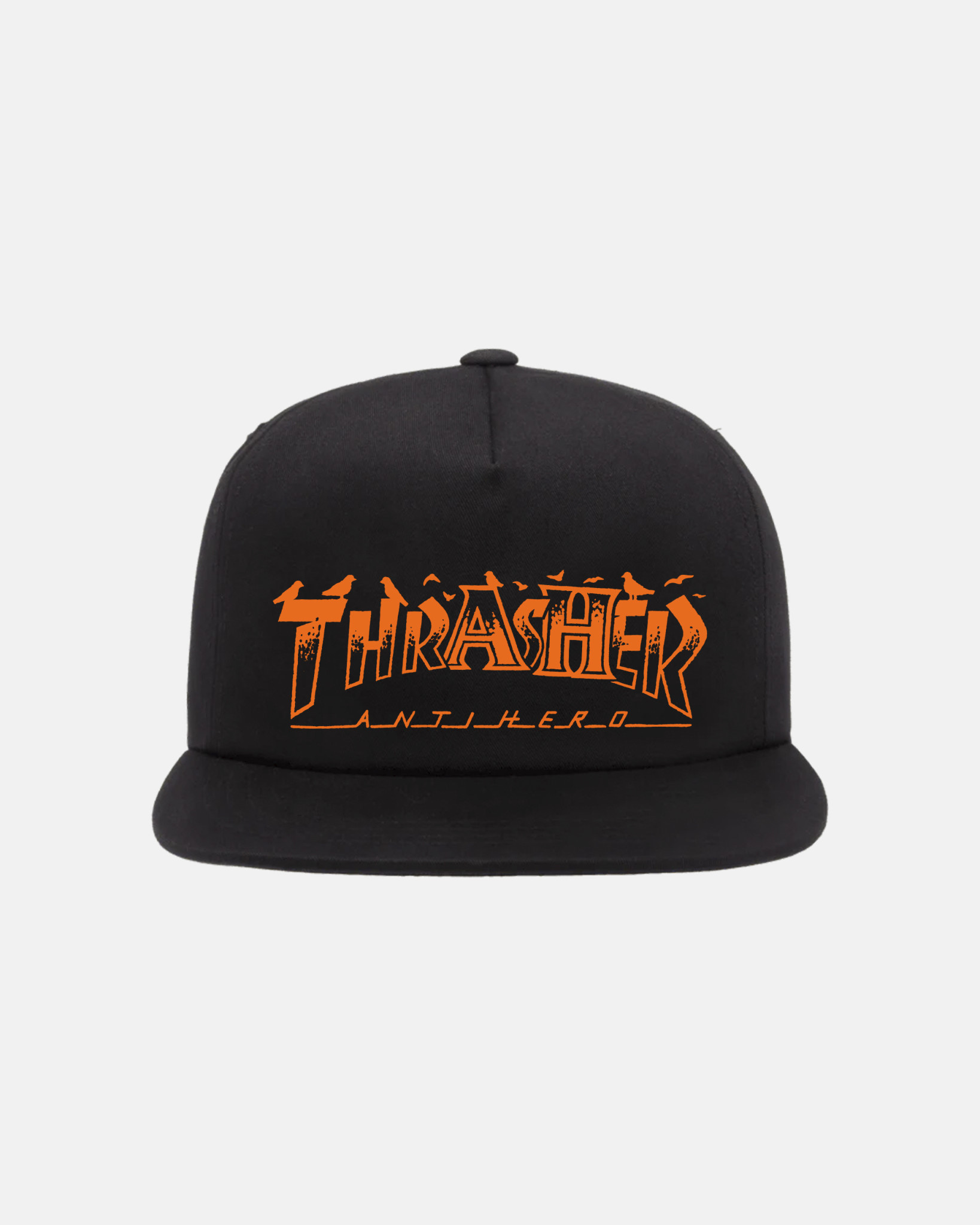 Thrasher Mag. Pigeon Mag Snapback Black