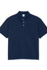 Polar Skate Co. Surf Polo Shirt Dots Dark Blue