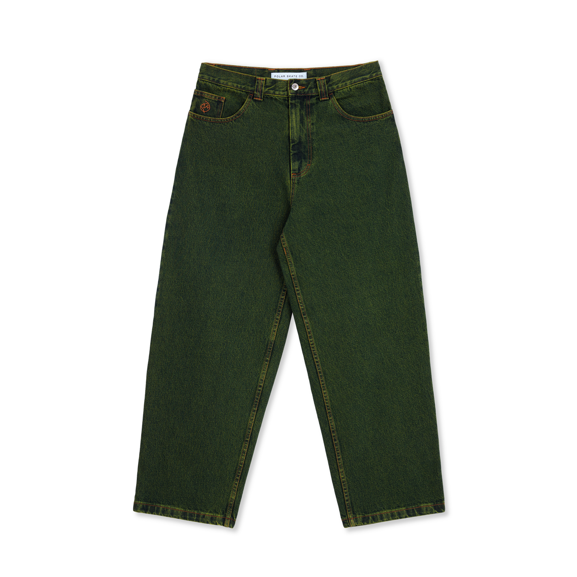 Polar Skate Co. Big Boy Pants Chartreuse Blue
