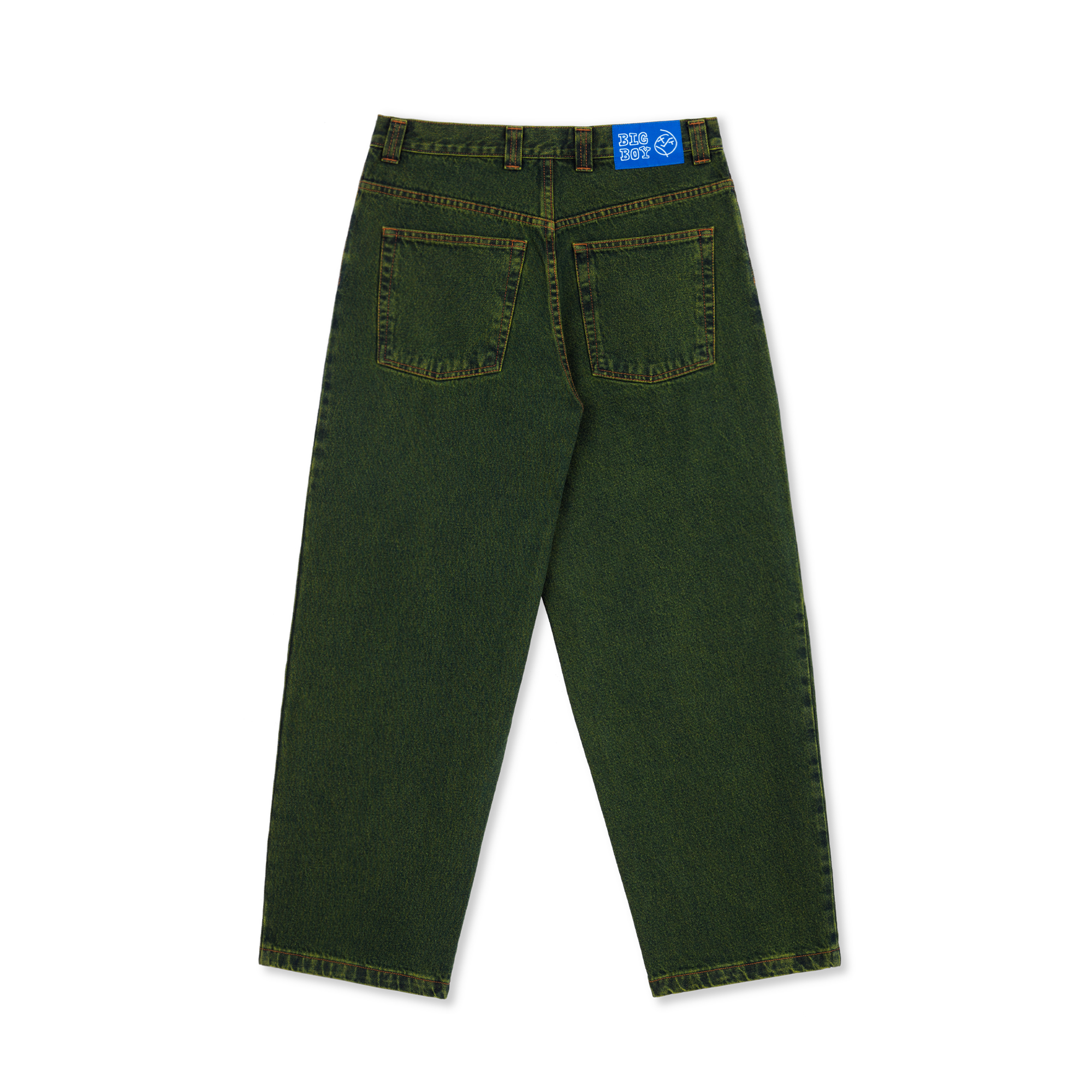 Polar Skate Co. Big Boy Pants Chartreuse Blue