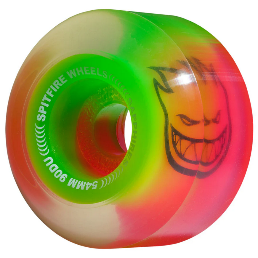 Spitfire Wheels Spitfire Sapphire 90d Pink/Green Swirl 56mm