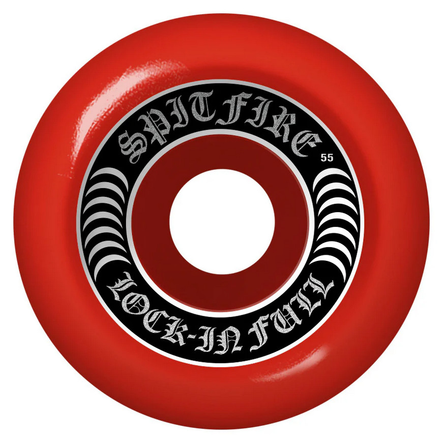 Spitfire Wheels Spitfire F4 99d Lock - Ins Full Red 55mm