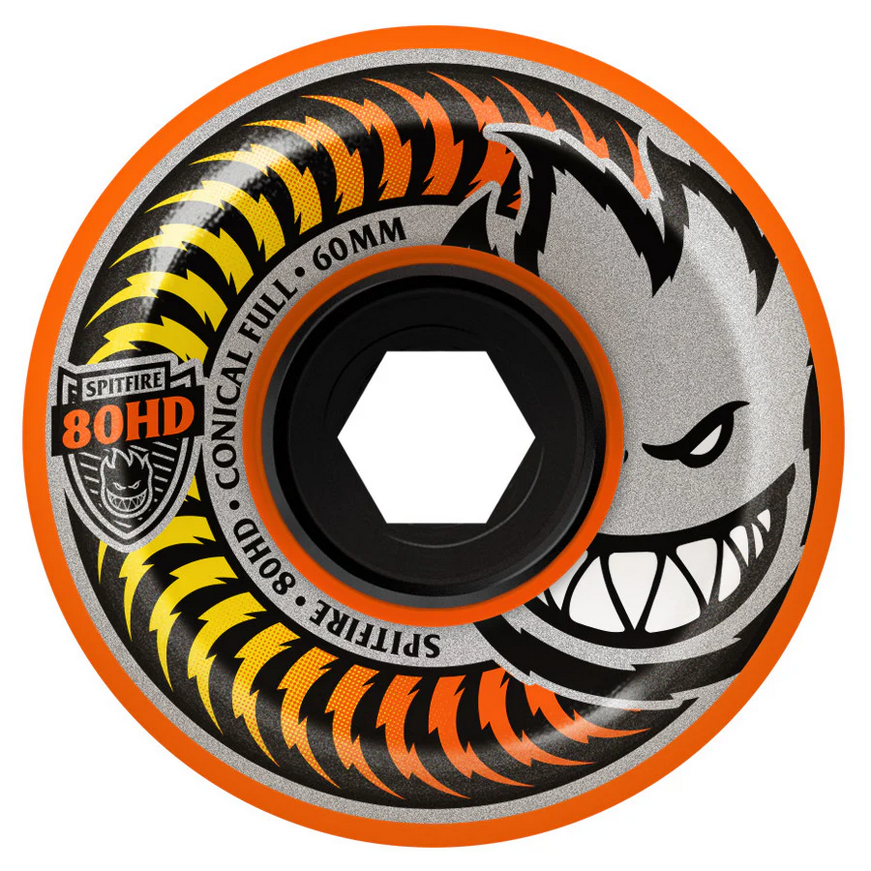 Spitfire Wheels Spitfire 80hd Fade Orange Conical Full 58mm