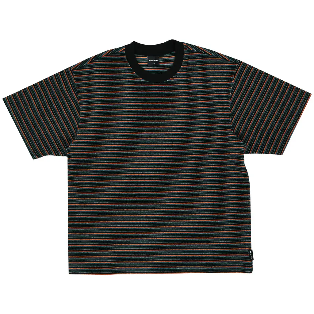 Quasi Skateboards Sync Striped Shirt Black